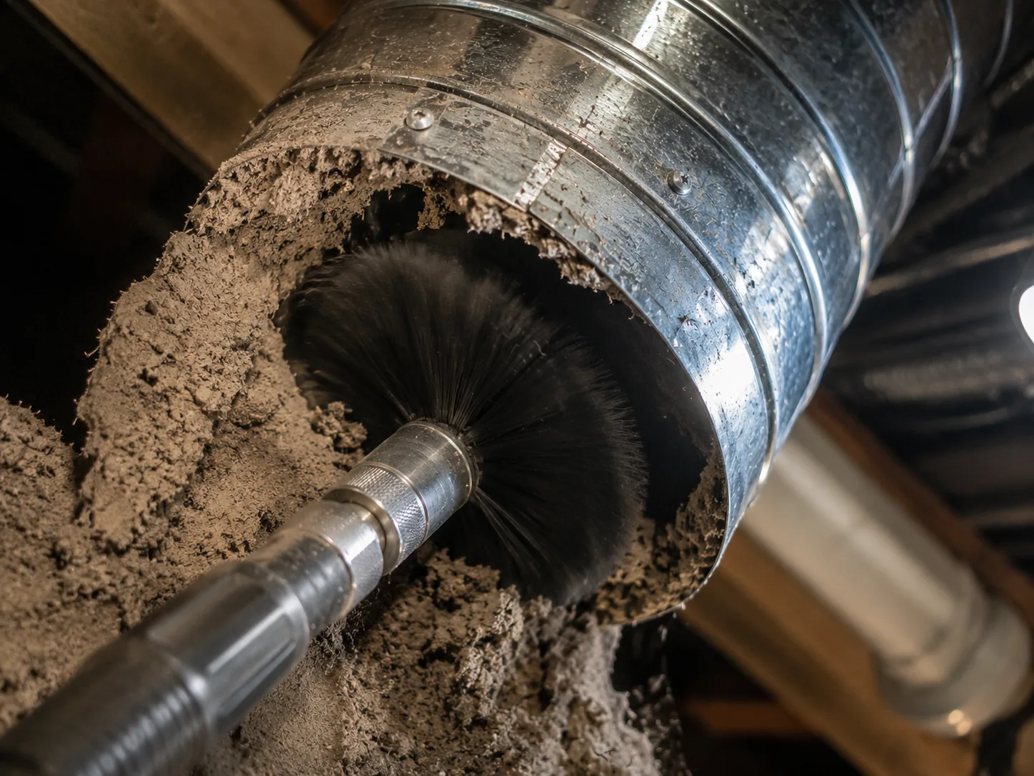 Dryer Vent Lint Removal